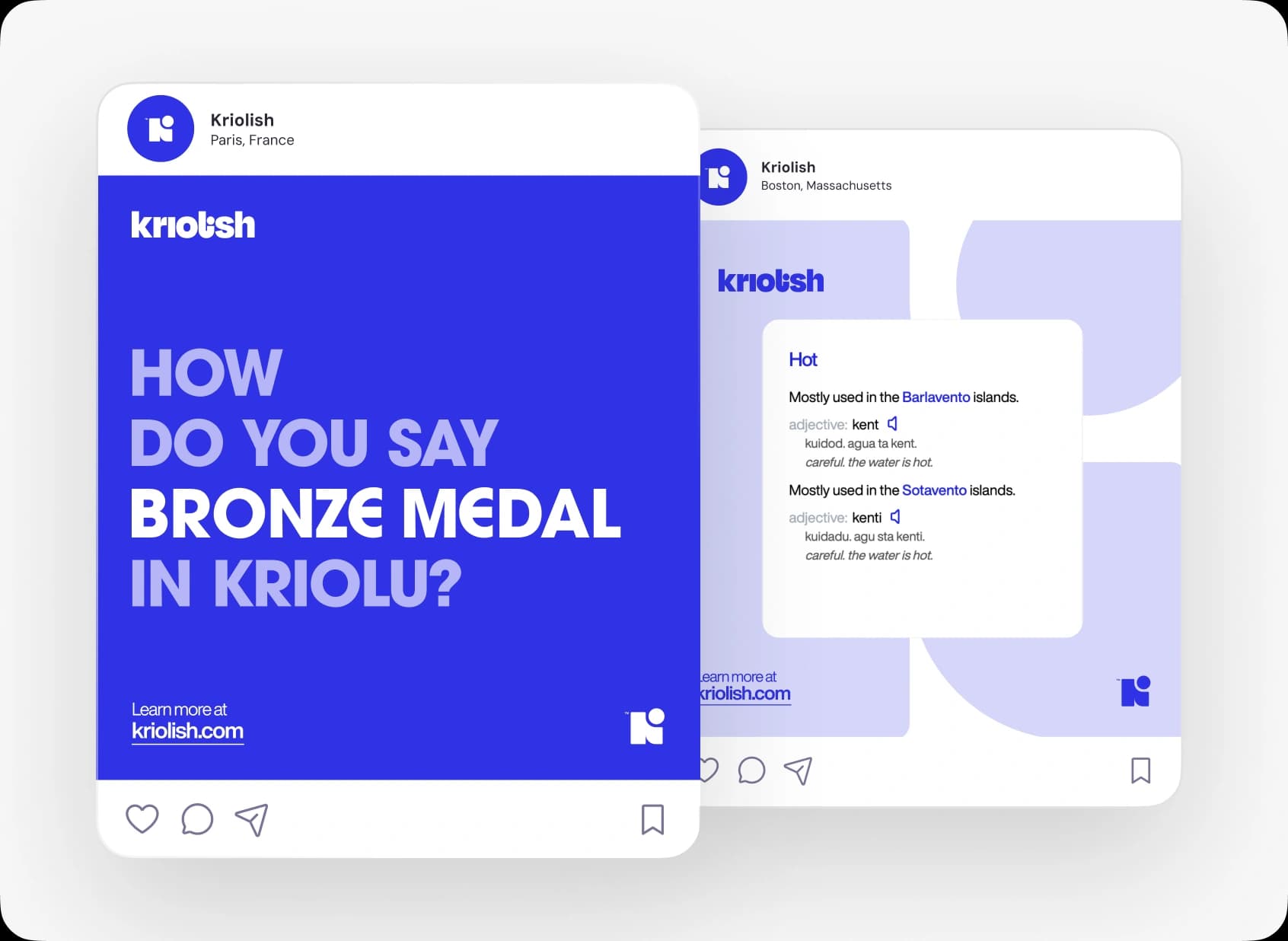 Social media templates in the new identity, ready for the team to produce posts without a designer